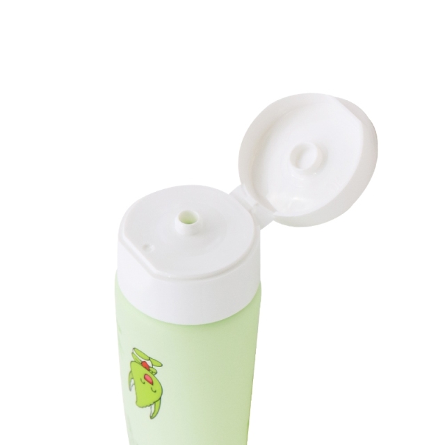Refillable Plastic Cosmetic Tubes , Baby Cream Facial Cleanser Tube