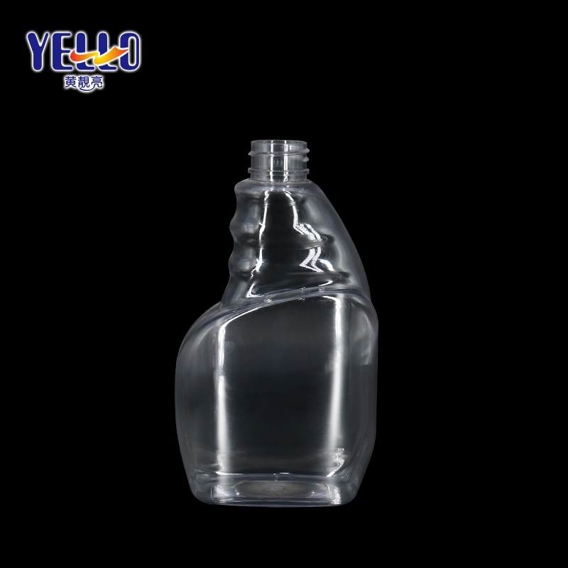 400ml Clear Small Trigger Spray Bottles , Detergent Liquid Cleaning Spray Container