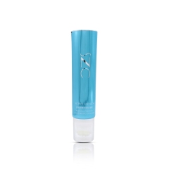 Round Shape Plastic Cosmetic Tubes For Creams With Brush Customized Capacity