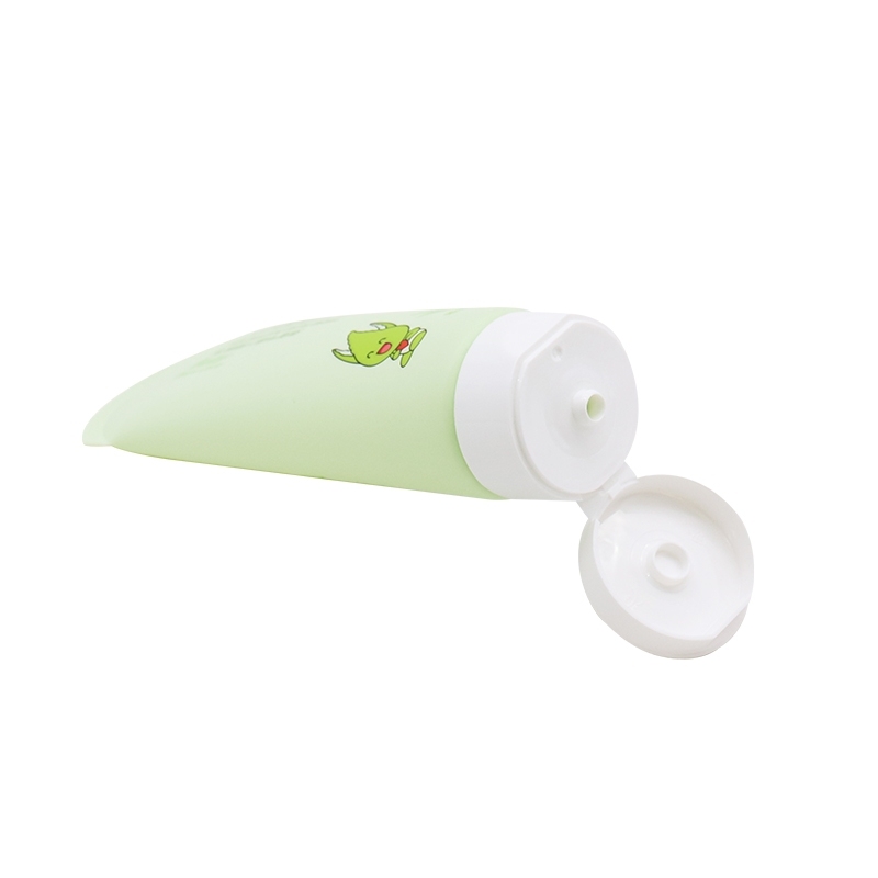Refillable Plastic Cosmetic Tubes , Baby Cream Facial Cleanser Tube