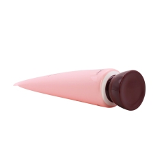 Pink PE Plastic Squeeze Tubes For Cosmetics Skincare 100g With Screw Cap