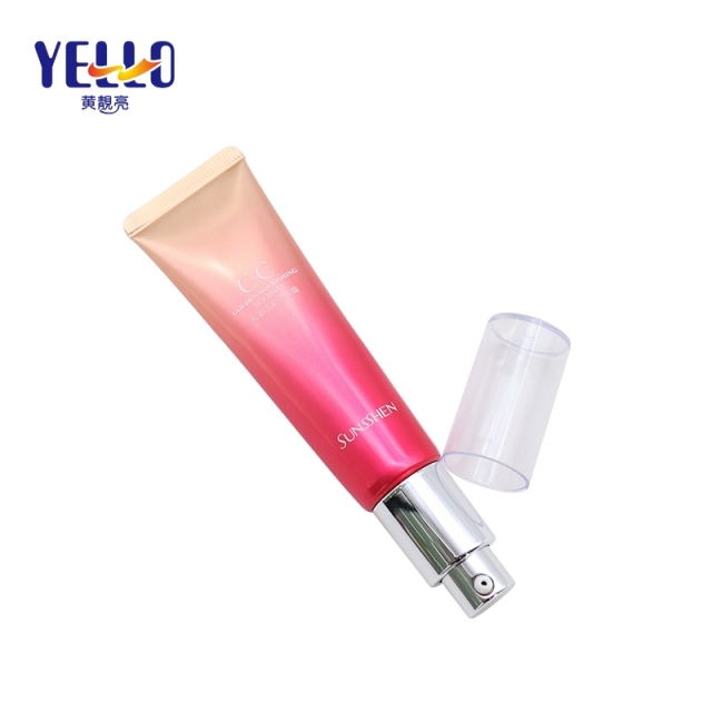 Airless Pump Tube 20ml 30ml, Fancy Cosmetic Squeeze Tube For Lotion