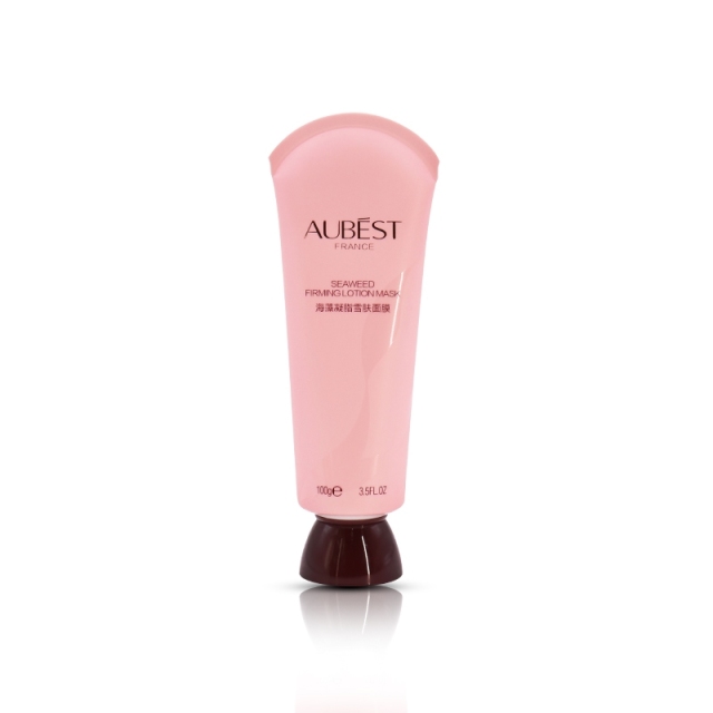 Pink PE Plastic Squeeze Tubes For Cosmetics Skincare 100g With Screw Cap