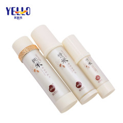 30ml 100ml Plastic Cosmetic Bottles , Pretty Lotion Bottles Cylindrical Shape