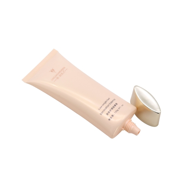 Squeeze Plastic Cosmetic Tubes Offset Printing Surface With Screw On Cap