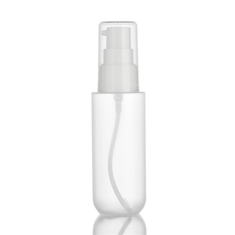 Transparent PP Plastic Bottle , Refillable Empty Cosmetic Containers 60Ml