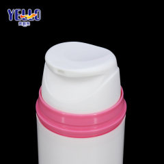 Portable Airless Cosmetic Bottles Press Vacuum Travel Cream Container Non - Toxic