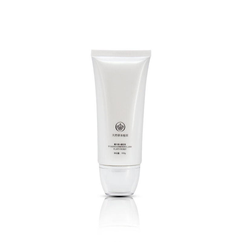 100G Empty Cosmetic Tubes , Customized Size Empty Plastic Lotion Tubes