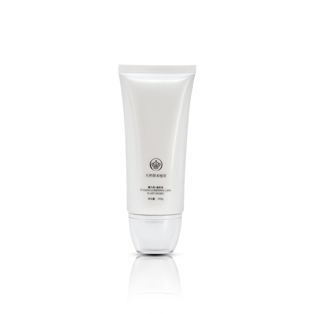 100G Empty Cosmetic Tubes , Customized Size Empty Plastic Lotion Tubes