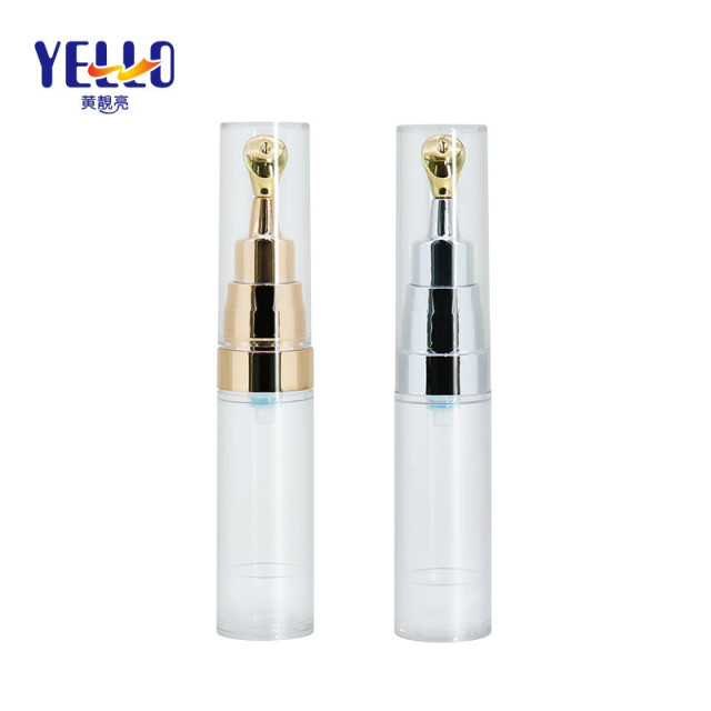 Unique Airless Eye Cream Bottle 15ml With Massage Stainless Ball