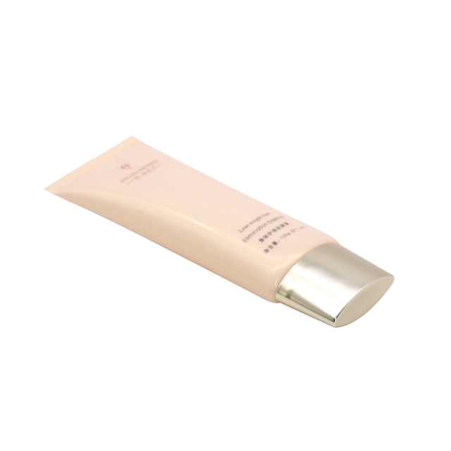 Squeeze Plastic Cosmetic Tubes Offset Printing Surface With Screw On Cap