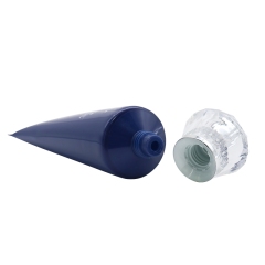 100g Plastic Cosmetic Tubes , Empty Hand Cream Tube With Acrylic Cap