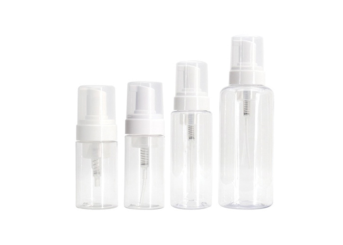 Refillable Foaming Soap Bottle , 100ml 120ml 150ml Empty Foam Bottles