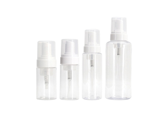 Refillable Foaming Soap Bottle , 100ml 120ml 150ml Empty Foam Bottles
