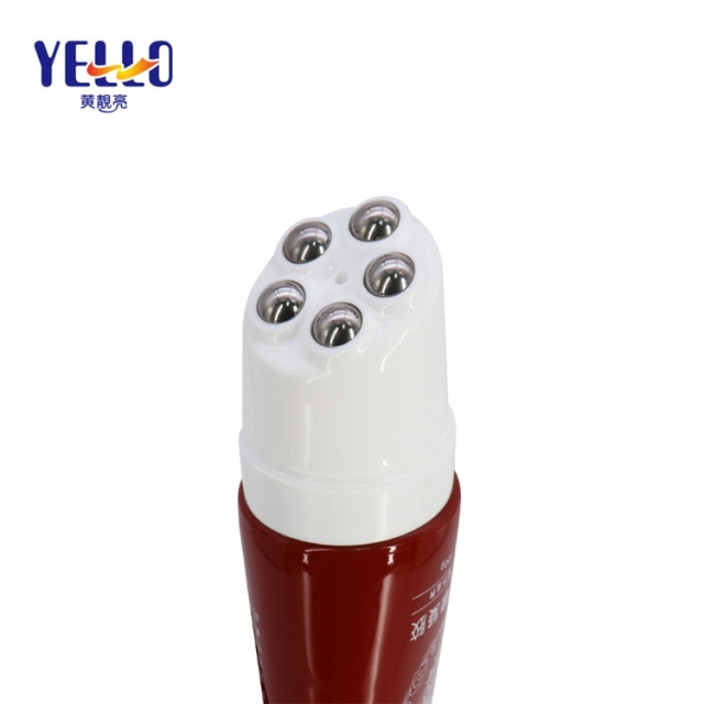 Fancy Plastic Cosmetic Massage Roller Ball Tubes 130g For Skincare Cream