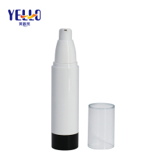 Opaque Airless Dispenser Bottles , PET Plastic Airless Vacuum Pump Bottle