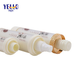 30ml 100ml Plastic Cosmetic Bottles , Pretty Lotion Bottles Cylindrical Shape