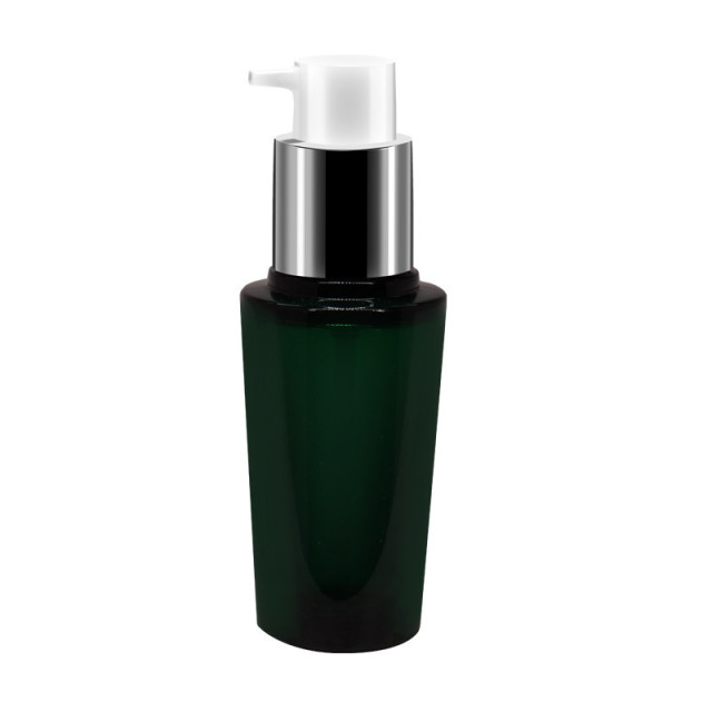 40ml Skincare Serum Pump Bottles Fancy Design Hot Stamping Printing