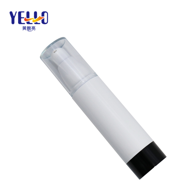 Opaque Airless Dispenser Bottles , PET Plastic Airless Vacuum Pump Bottle