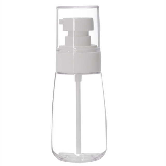 Refillable Fine Mist Spray Bottle Transparent PETG Plastic Material