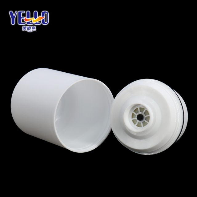 Cylinder 50ml PP Airless Bottle For Skincare Cream Foundation