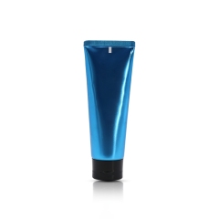 Blue 100ml 120ml Laminated Plastic Cosmetic Tubes With Flip Top Cap