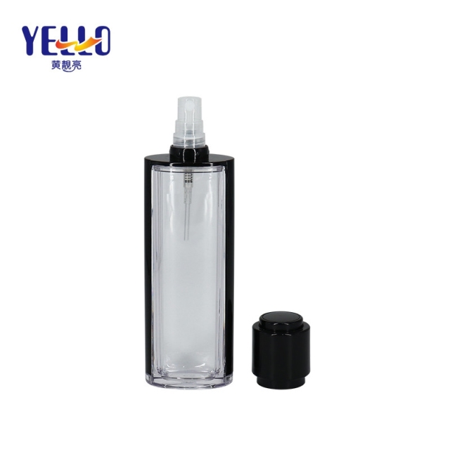 Skincare Clear PETG Cosmetic Spray Bottle Hot Stamping Printing 60Ml