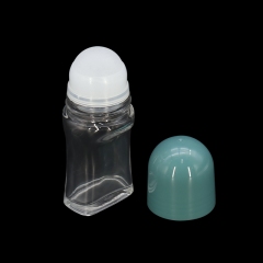 Unique Glass Deodorant Bottle Container 50ml With Roller Ball SGS