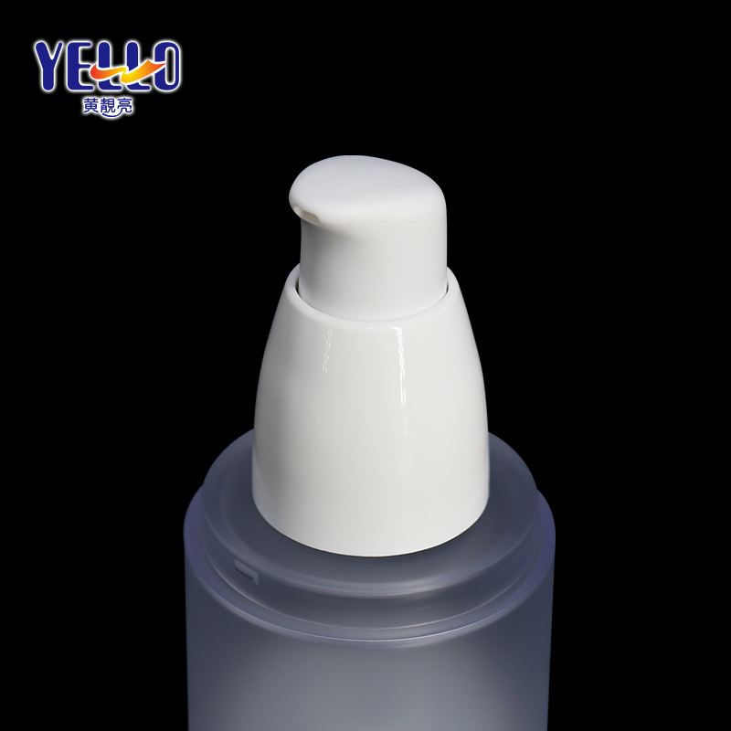 Frosted Customized Airless Cosmetic Bottles , Skin Care Spray Lotion Bottle