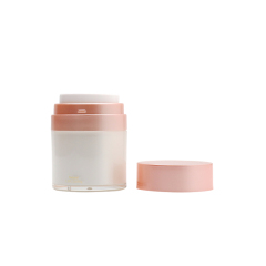 Luxury Empty Foundation Bottle With Pump Cylinder Shape Custom Color