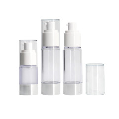 Transparent Airless Pump Container , 30Ml Airless Pump Bottle PCTG / AS Material