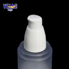Empty Frosted Airless Pump Bottle , Thick PET 30ml Skincare Serum Bottle