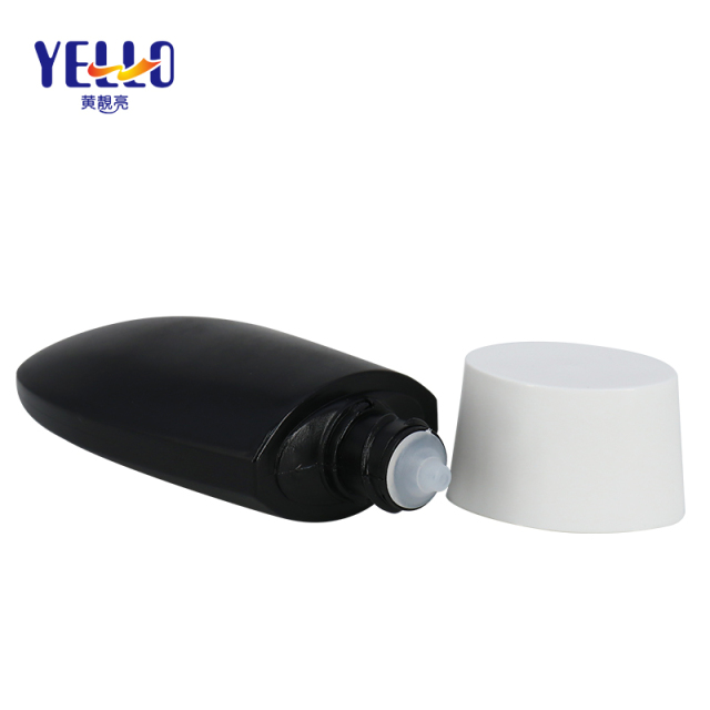 PE Plastic Empty Sunscreen Bottles 30ml 60ml With Screw Cap OEM Custom