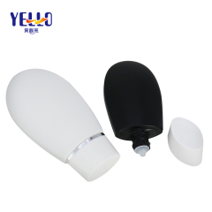 PE Plastic Empty Sunscreen Bottles 30ml 60ml With Screw Cap OEM Custom