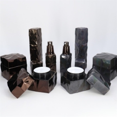 Fancy 40g 60g Square Cosmetic Jars With Private Logo PET Material