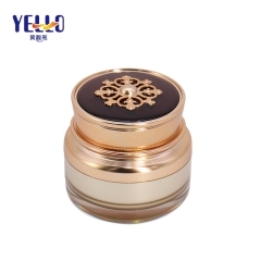 Refillable Cosmetic Cream Jar With Screw Cap 50g / Empty Skin Care Containers