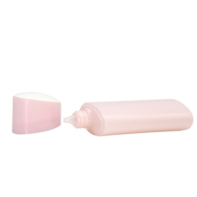 Screw Cap Plastic Cosmetic Container Custom Color With Silk Printing Logo