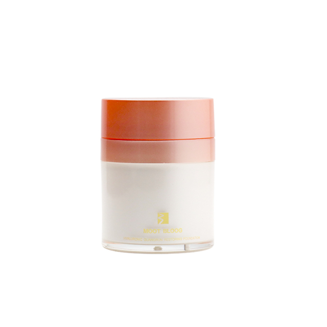 Luxury Empty Foundation Bottle With Pump Cylinder Shape Custom Color