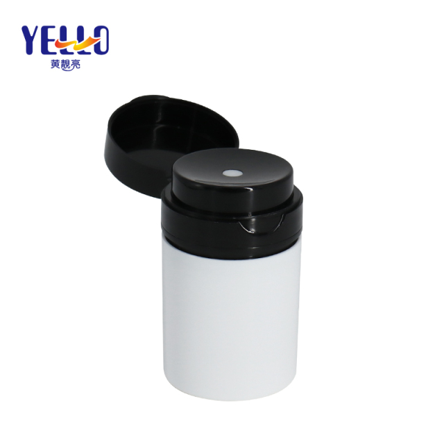 Smooth Airless Cosmetic Containers / PP Plastic Private Label Makeup Pump Bottle