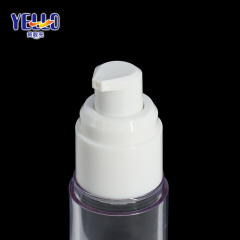 Clear Airless Cosmetic Containers 30ml Cream Travel Lotion Bottles