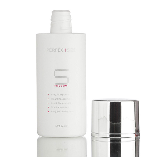 140Ml Skincare PE Empty Toner Bottles 2MM Wall Thickness Screw On Cap
