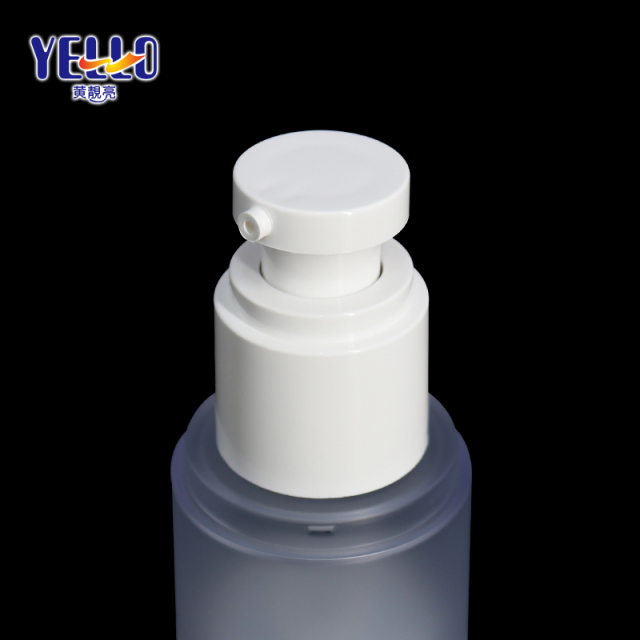 Frosted Customized Airless Cosmetic Bottles , Skin Care Spray Lotion Bottle