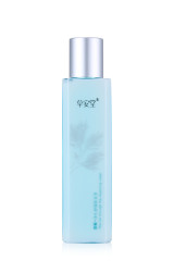 Refillable Square Cosmetic Bottles , Light Blue Empty Cosmetic Bottles