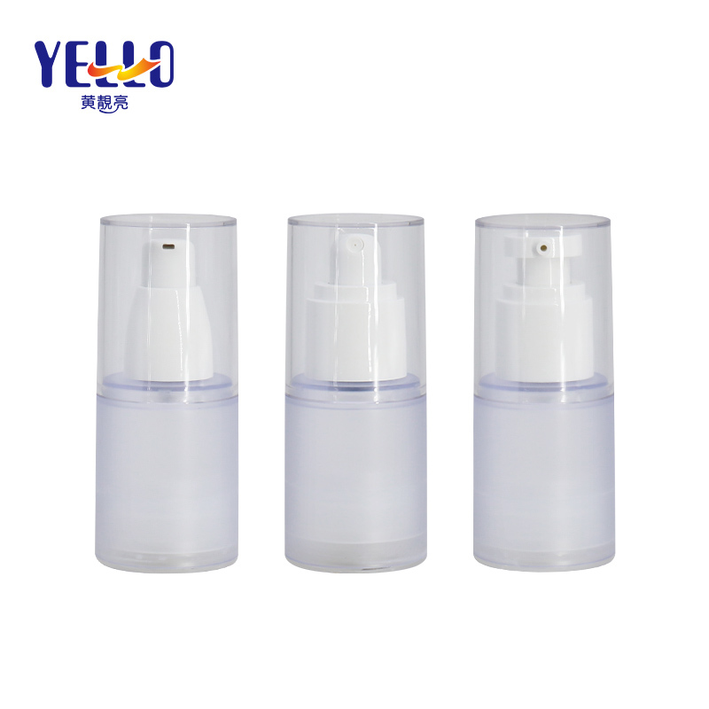 Frosted Customized Airless Cosmetic Bottles , Skin Care Spray Lotion Bottle