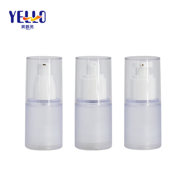 Frosted Customized Airless Cosmetic Bottles , Skin Care Spray Lotion Bottle