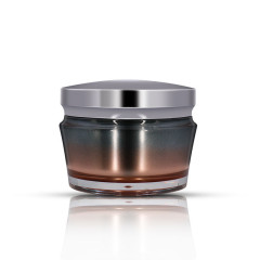 Luxury Cosmetic Acrylic Pump Bottle For Personal Care Transparent Cap