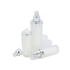 Luxury Pearl Acrylic Lotion Bottle For Cosmetic Skincare Packaging
