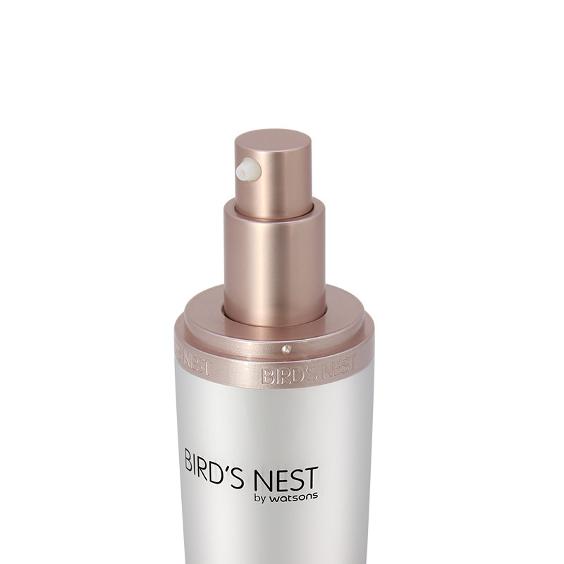 Cylinder 45ml Acrylic Lotion Bottle For Skincare Product Plating Pump