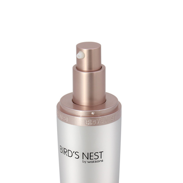 Cylinder 45ml Acrylic Lotion Bottle For Skincare Product Plating Pump