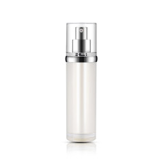 Empty Acrylic Lotion Bottle With Silver Plating Pump 30ml 40ml 50ml